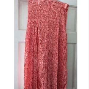 H&M Red and White Skirt